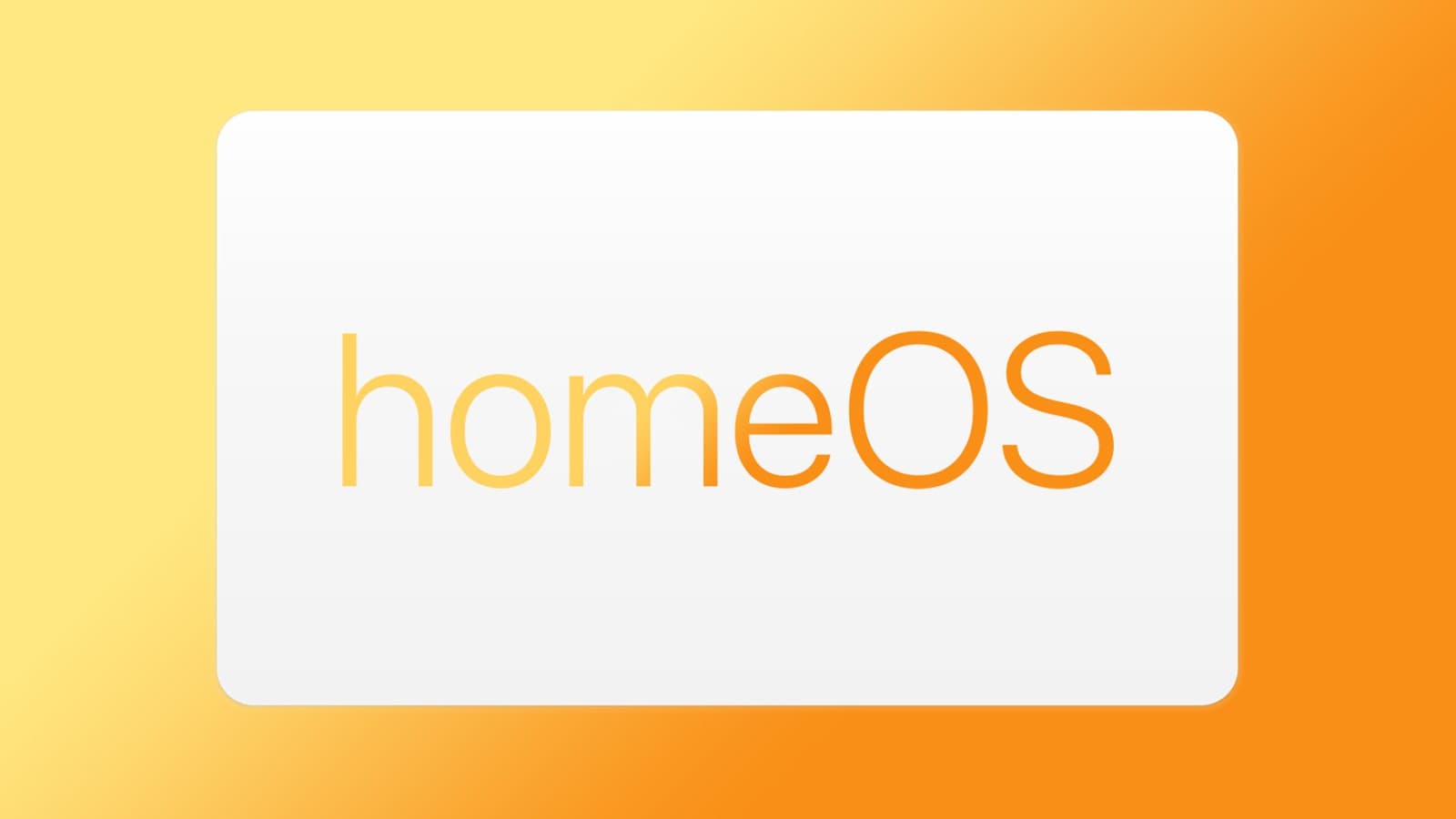 Apple homeOS