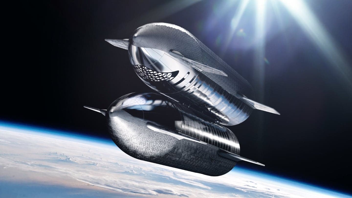 SpaceX Starship tankování paliva