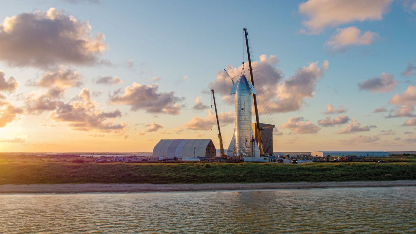 SpaceX startovací rampa Boca Chica v Texasu