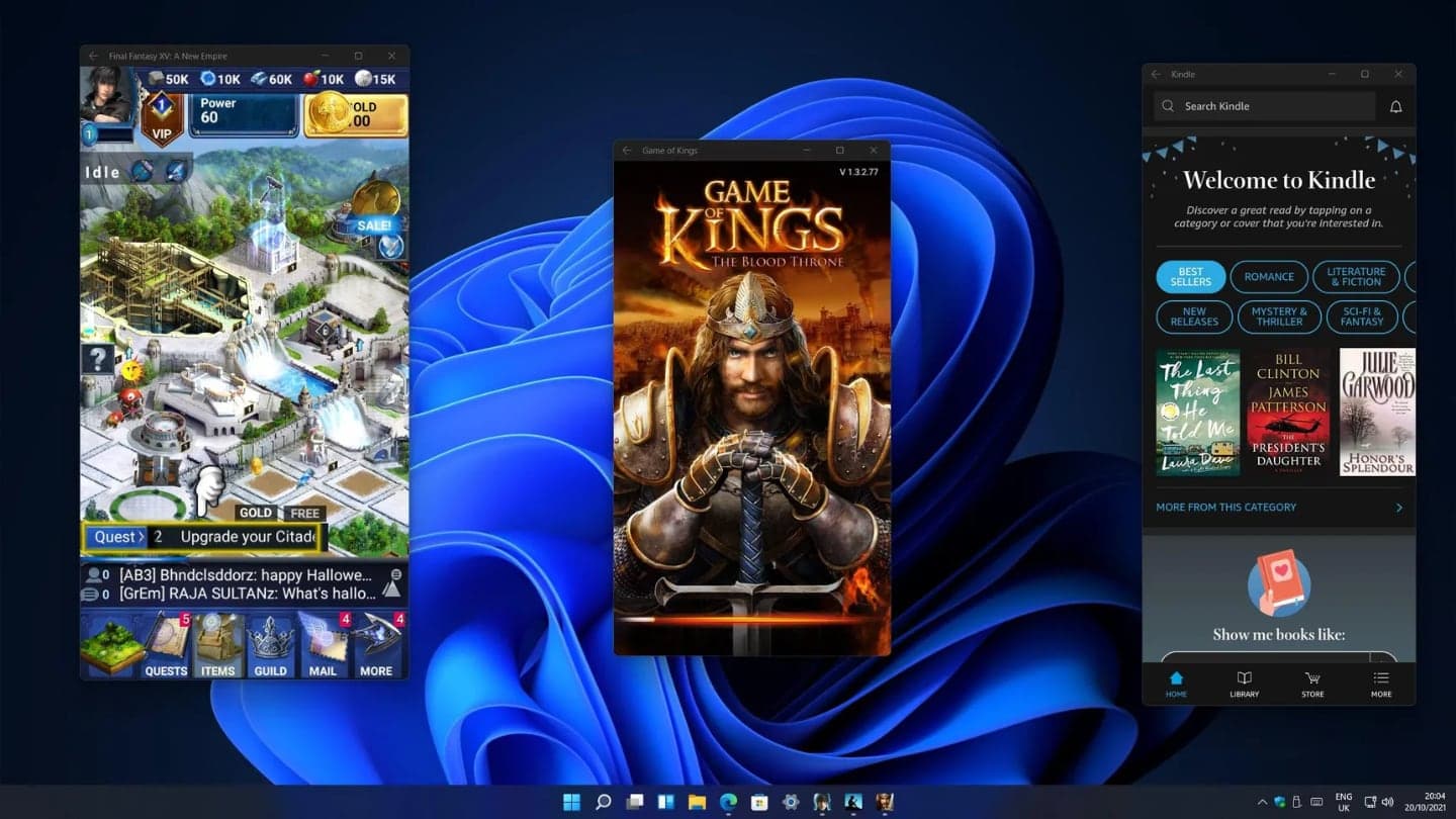 Android hry na Windows