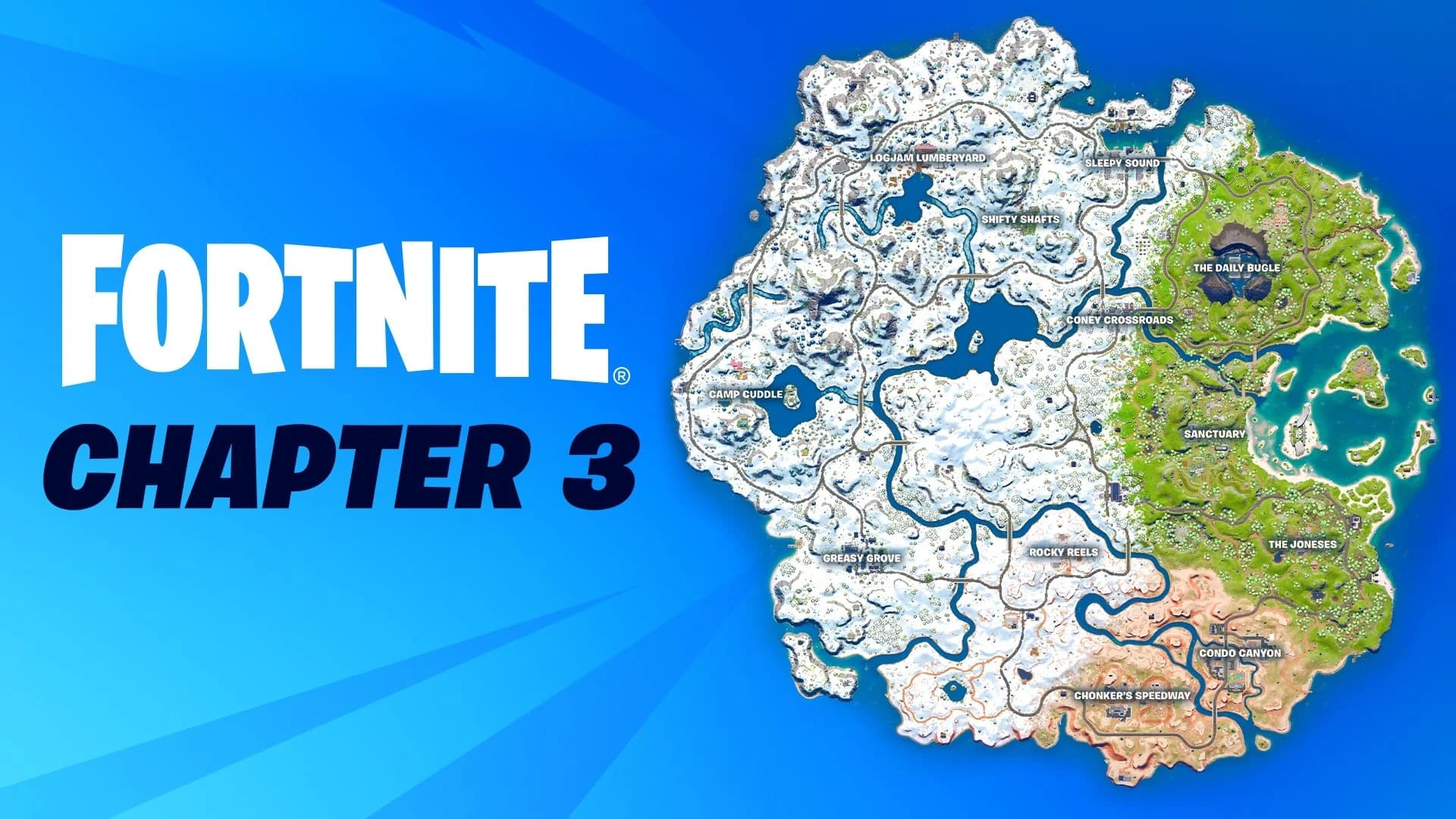 Fortnite Chapter 3 mapa