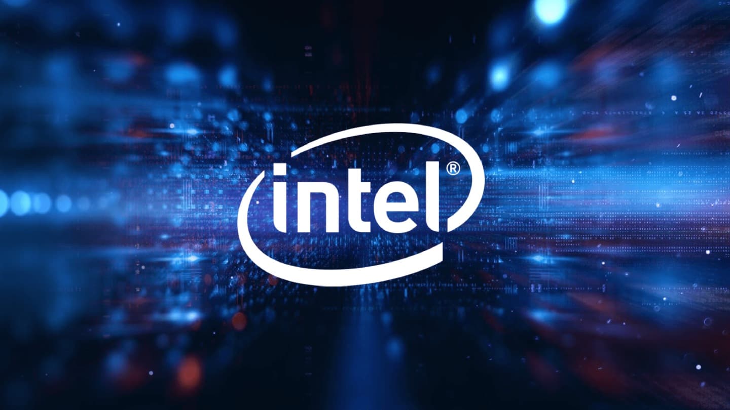 Logo společnosti Intel, ilustrační