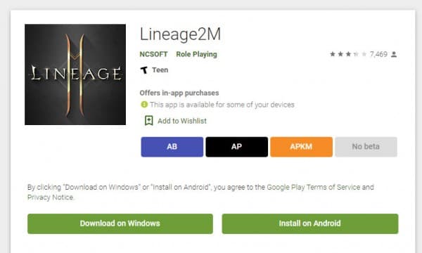 Hru Lineage 2M nyní stáhnete v Google Play i pro Windows