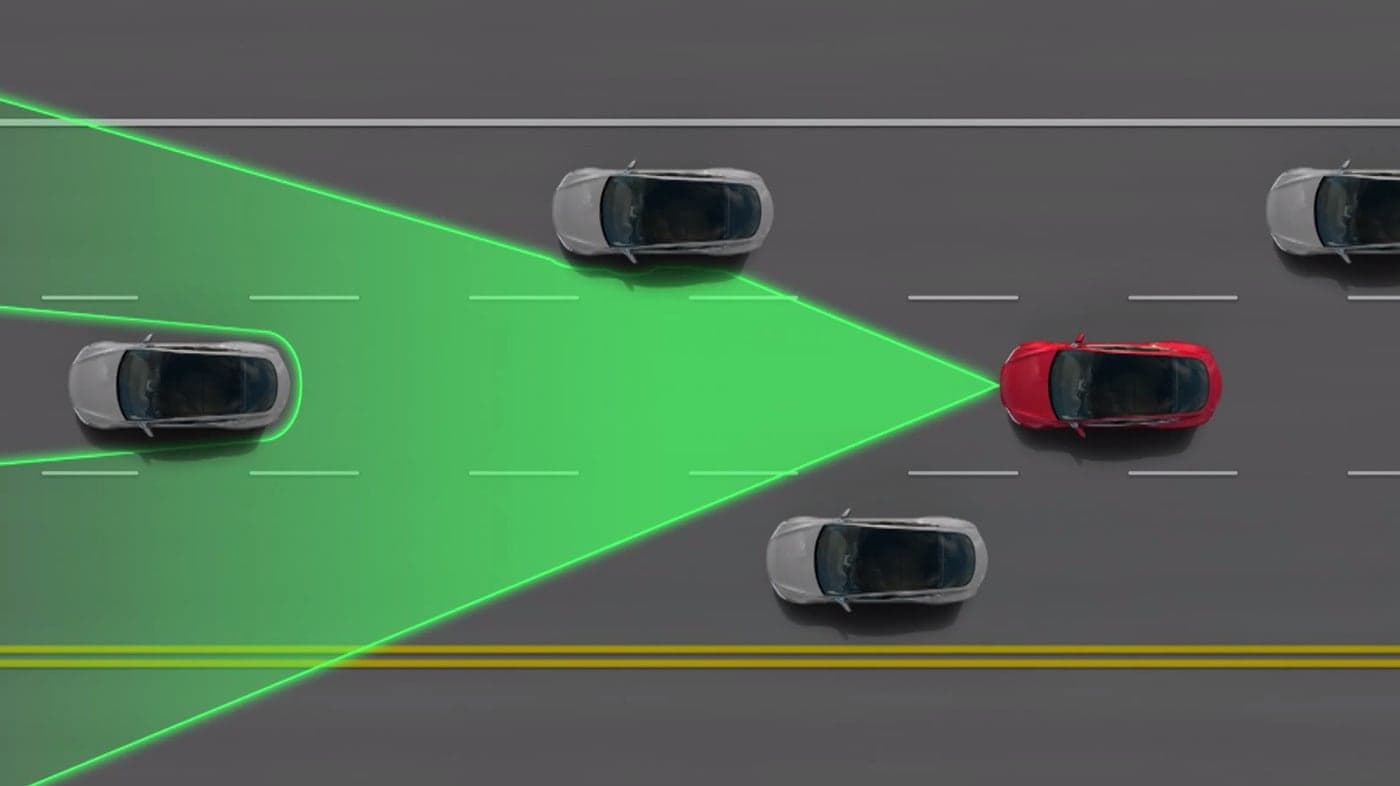 Autonomní auto Tesla