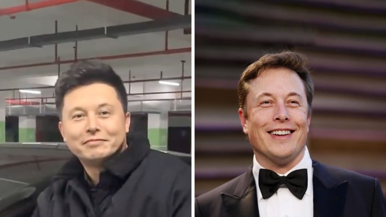 Elon Musk a jeho dvojník