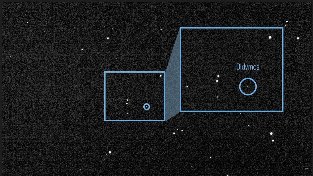 DART a asteroid Dimorphos