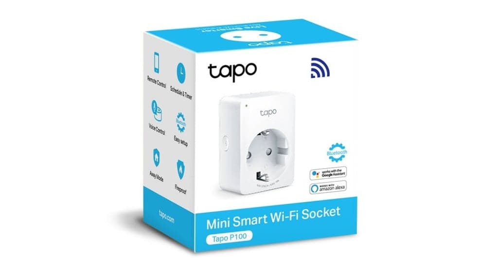 TP-Link Tapo P100 a prodejní balení