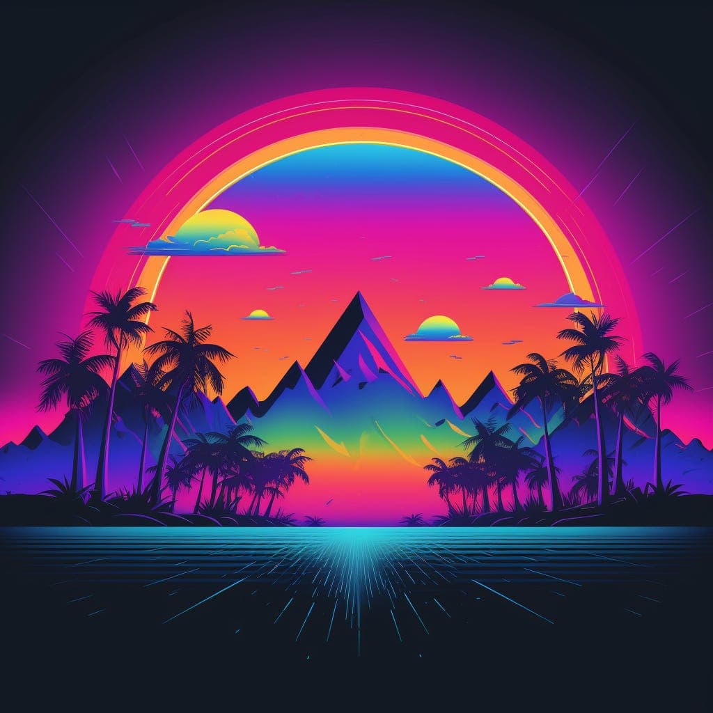midjourney ai neon1