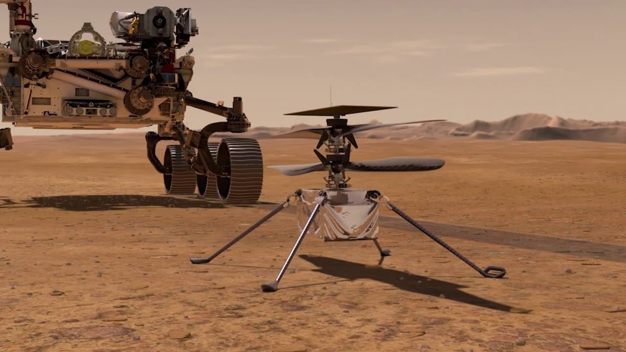 Mise Mars 2020 - Ingenuity a rover Perseverance