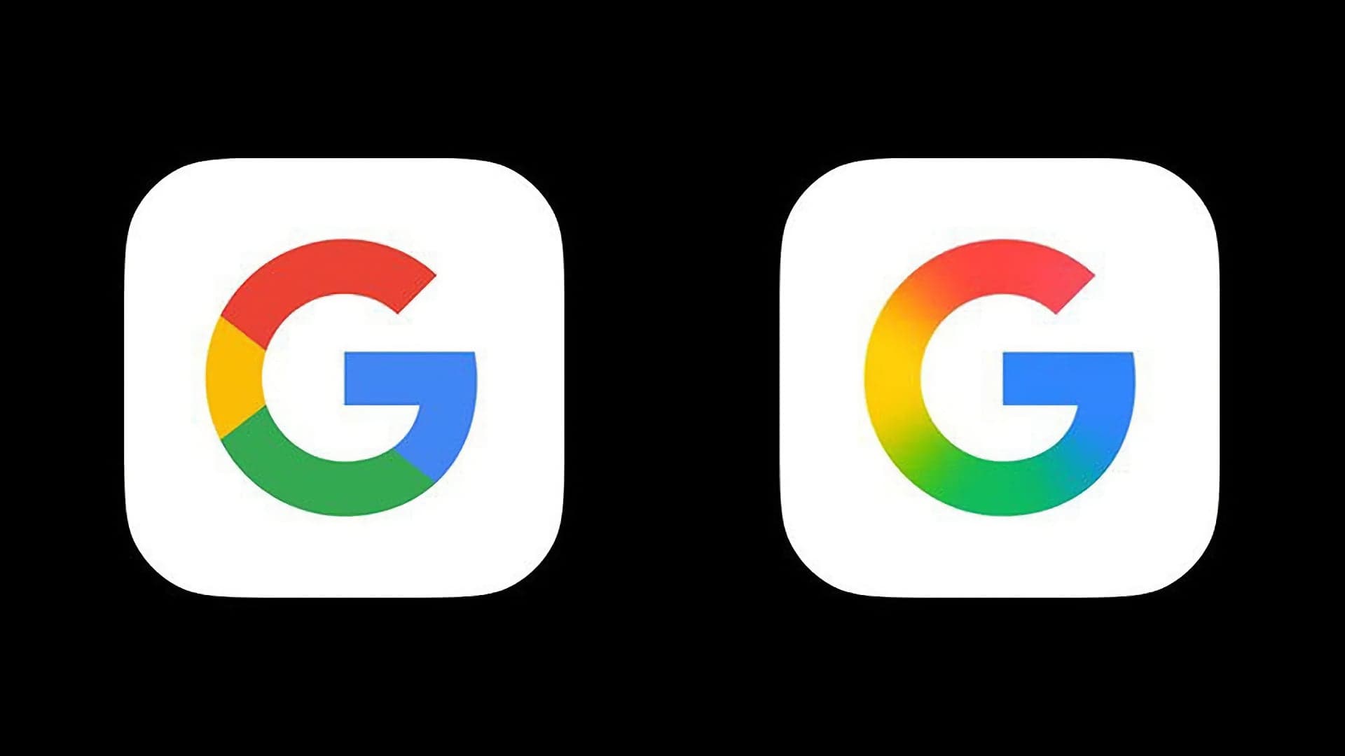 Staré vs. nové logo Google | foto: Tomáš Rajnoch