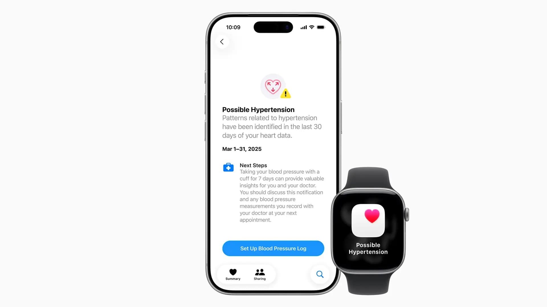 Detekce hypertenze na Apple Watch | Zdroj: Apple