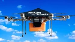 Doručovací dron od Amazonu spadl z 50 metrů a způsobil rozsáhlý požár