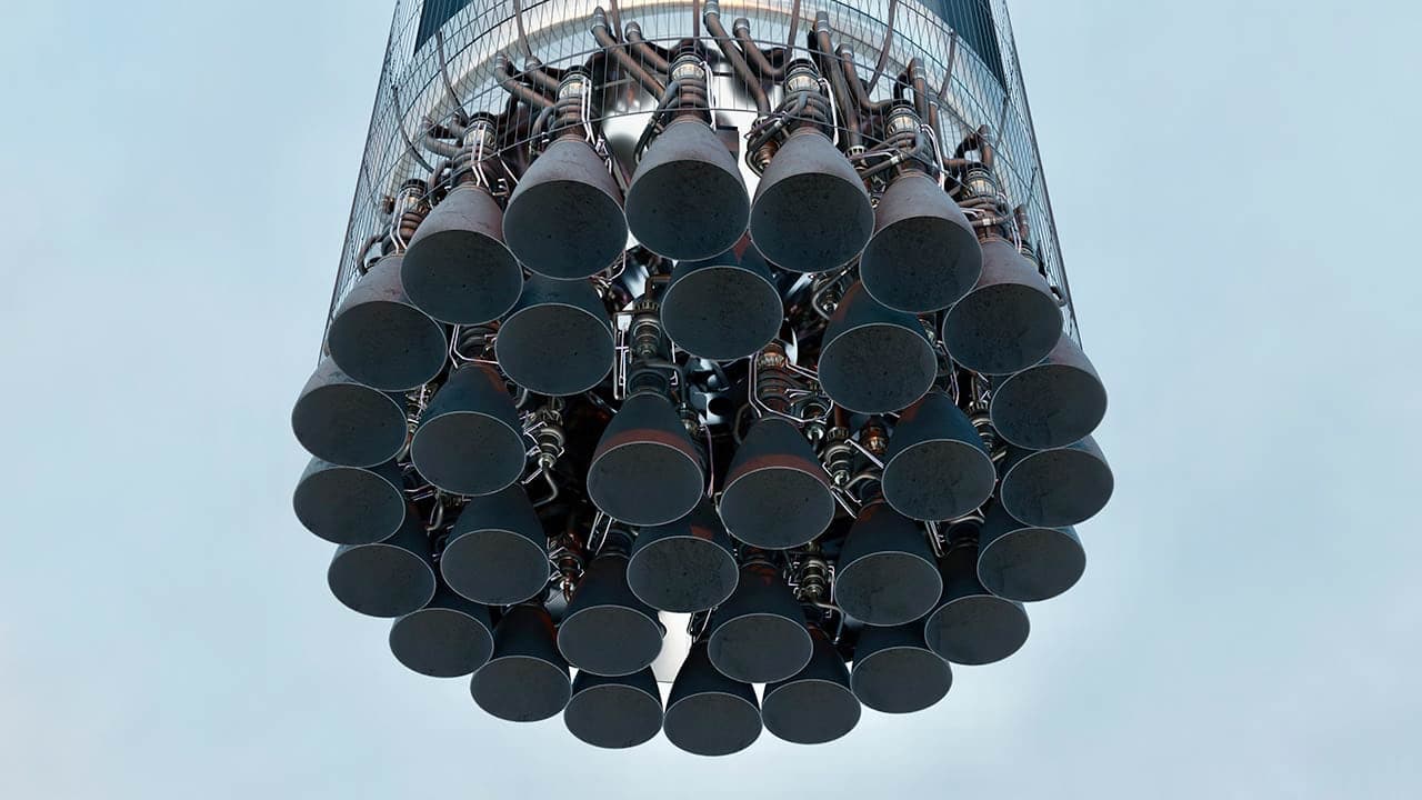 Motory Raptor od firmy SpaceX