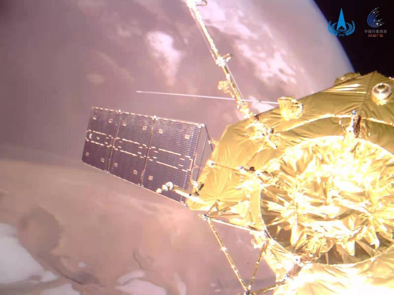 tianwen 1 orbiter selfie snimek mars obr2