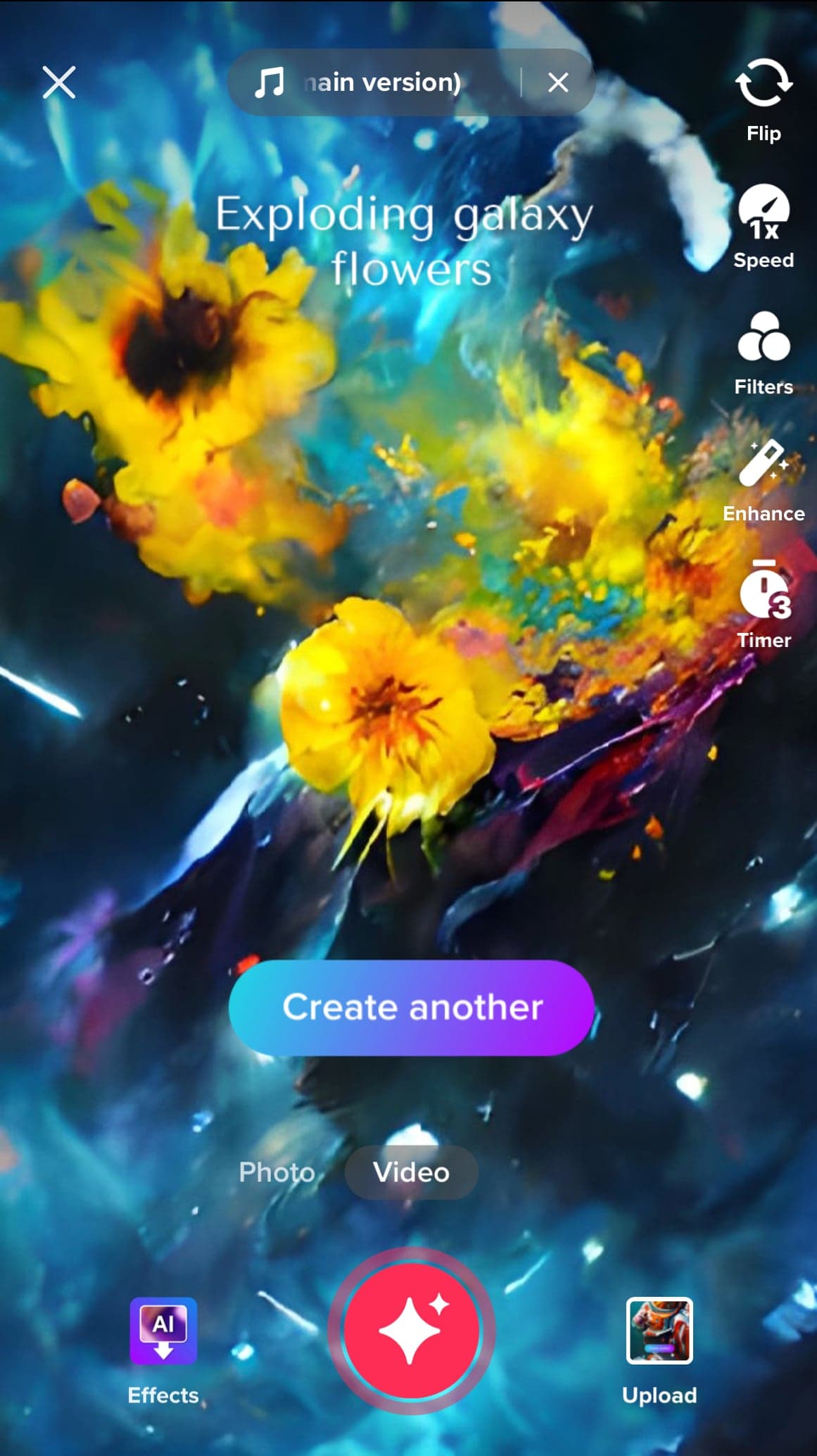 tiktok ai prevod textu na obrazek screen1