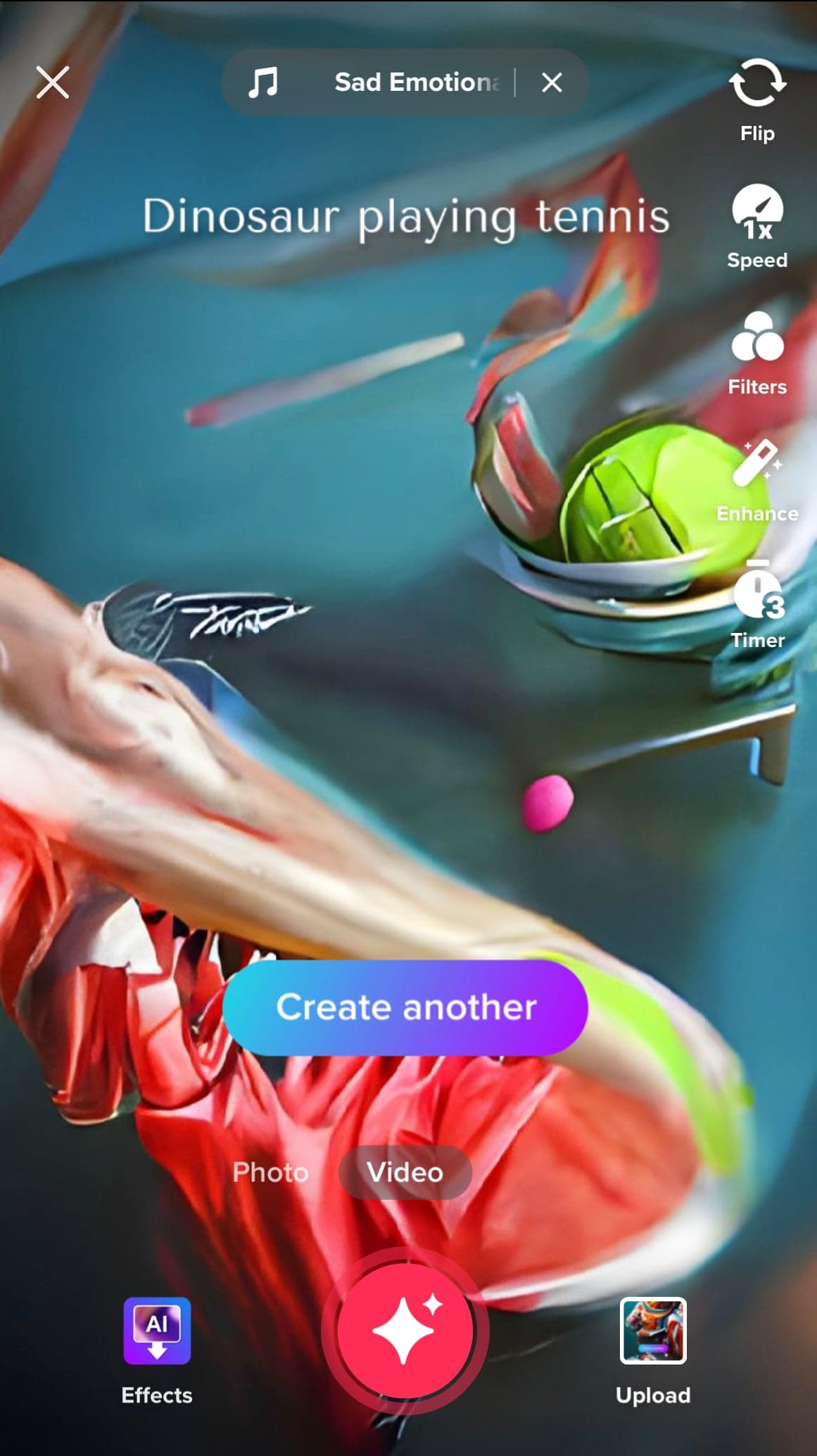 tiktok ai prevod textu na obrazek screen3