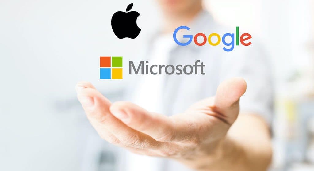 Apple, Google, Microsoft