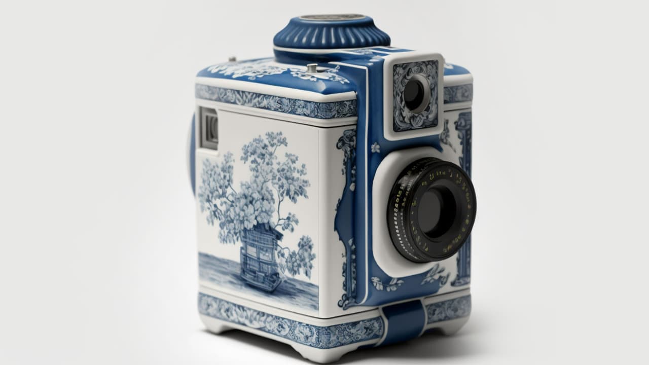 Porcelánový fotoaparát