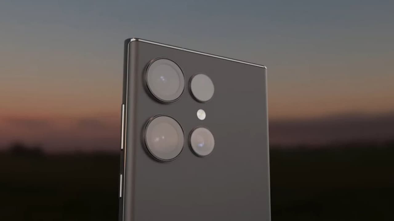 Render Samsungu Galaxy S23 Ultra, ilustrační