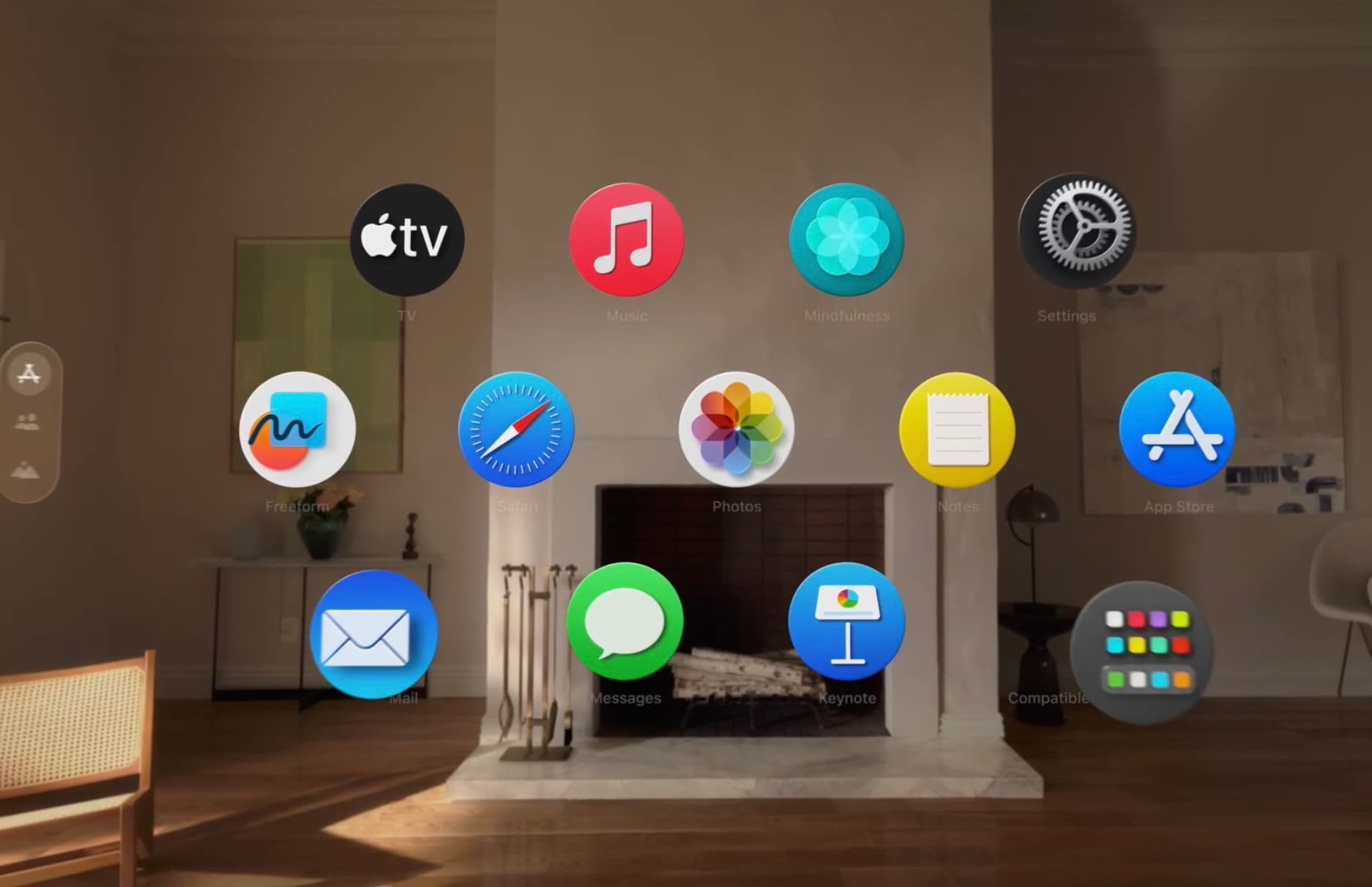 Takto nějak bude vypadat rozhraní visionOS