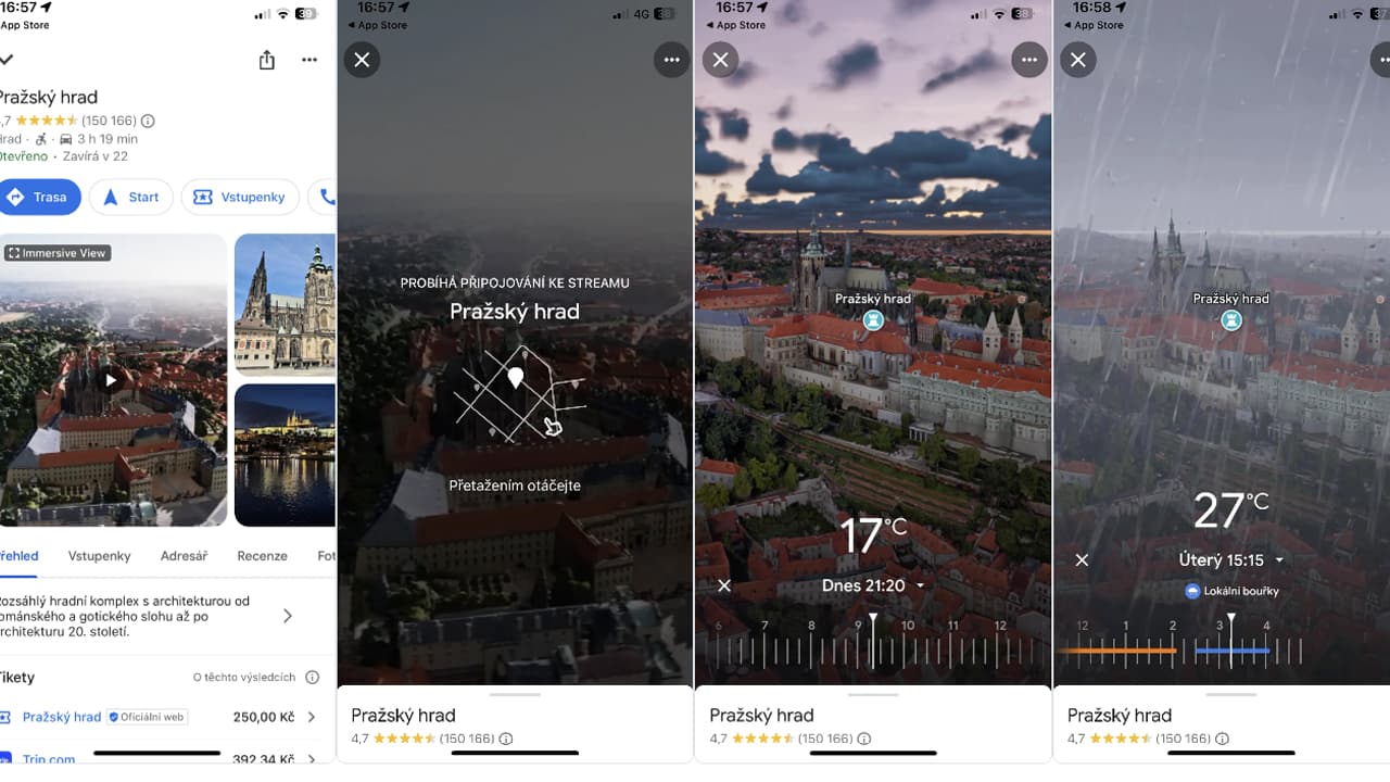 Immersive View, Google Mapy