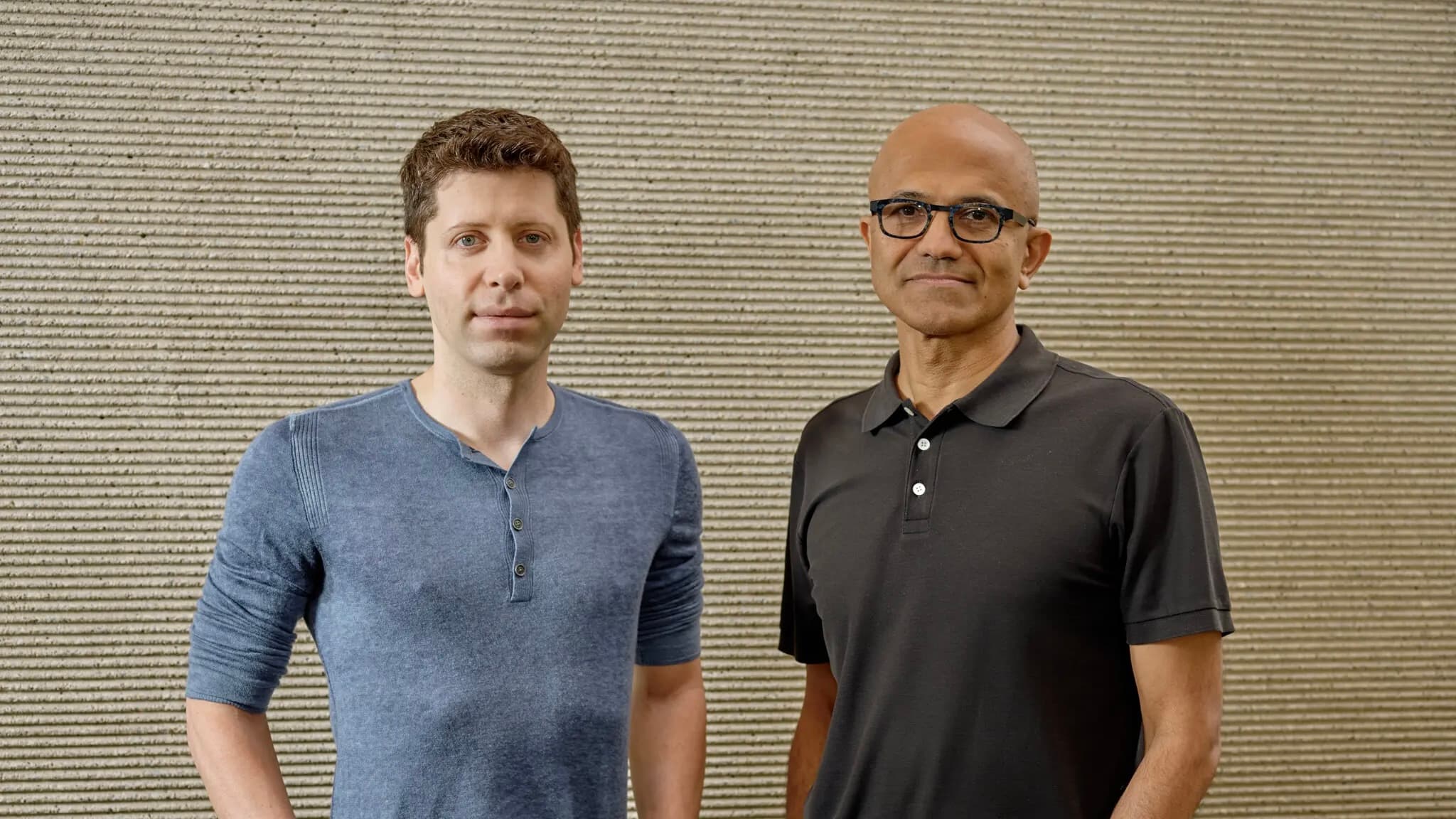 Sam Altman a Satya Nadella