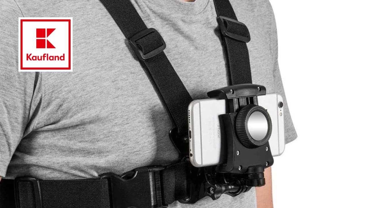Kaufland prodává univerzální sportovní popruhy na telefon a kameru