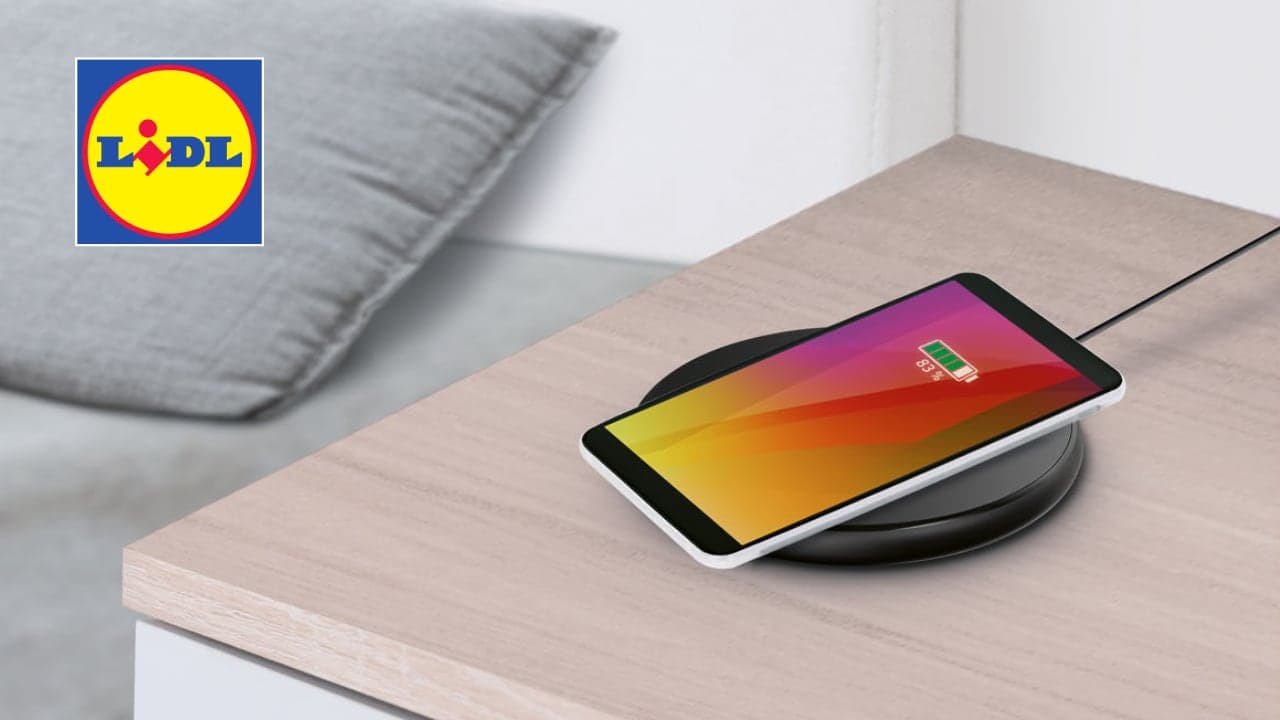 Lidl bezdrátová nabíječka zvládne nabít telefony s Androidem i iPhony