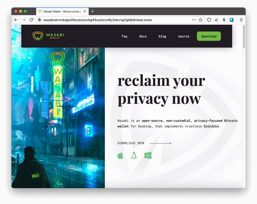 Wasabi Wallet | foto: ExpressVPN