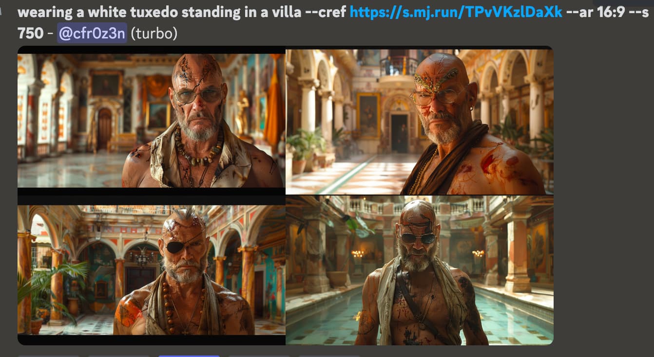 Midjourney konzistentní tvorba postav