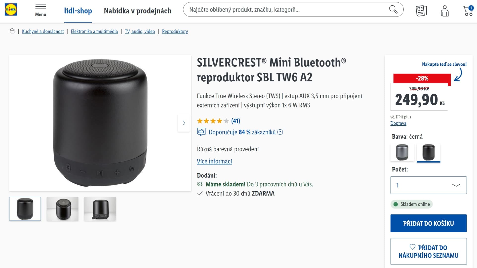 Lidl reproduktor