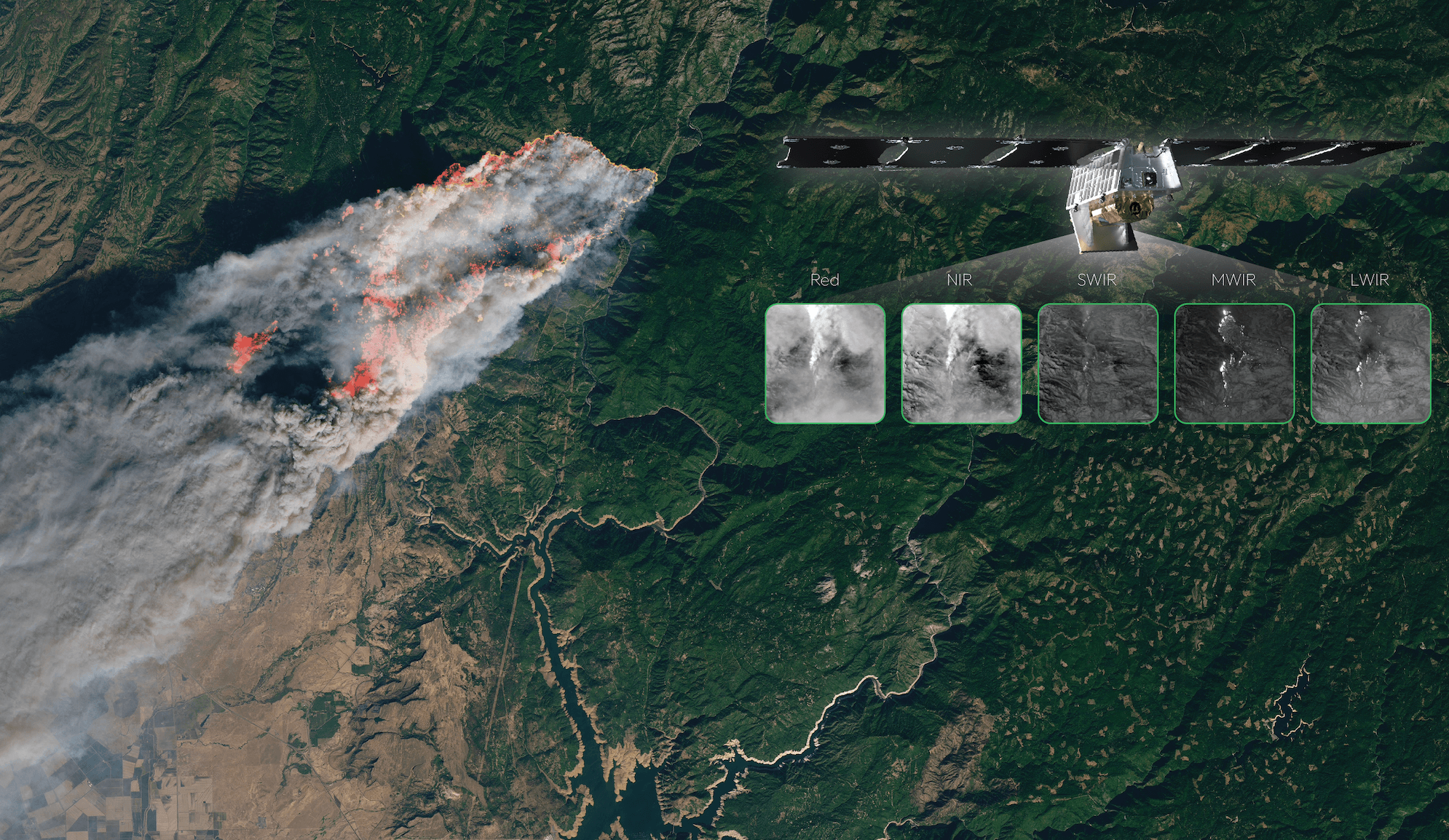 Systém FireSat bude poskytovat mimořádně přesná data nejen o lesních požárech