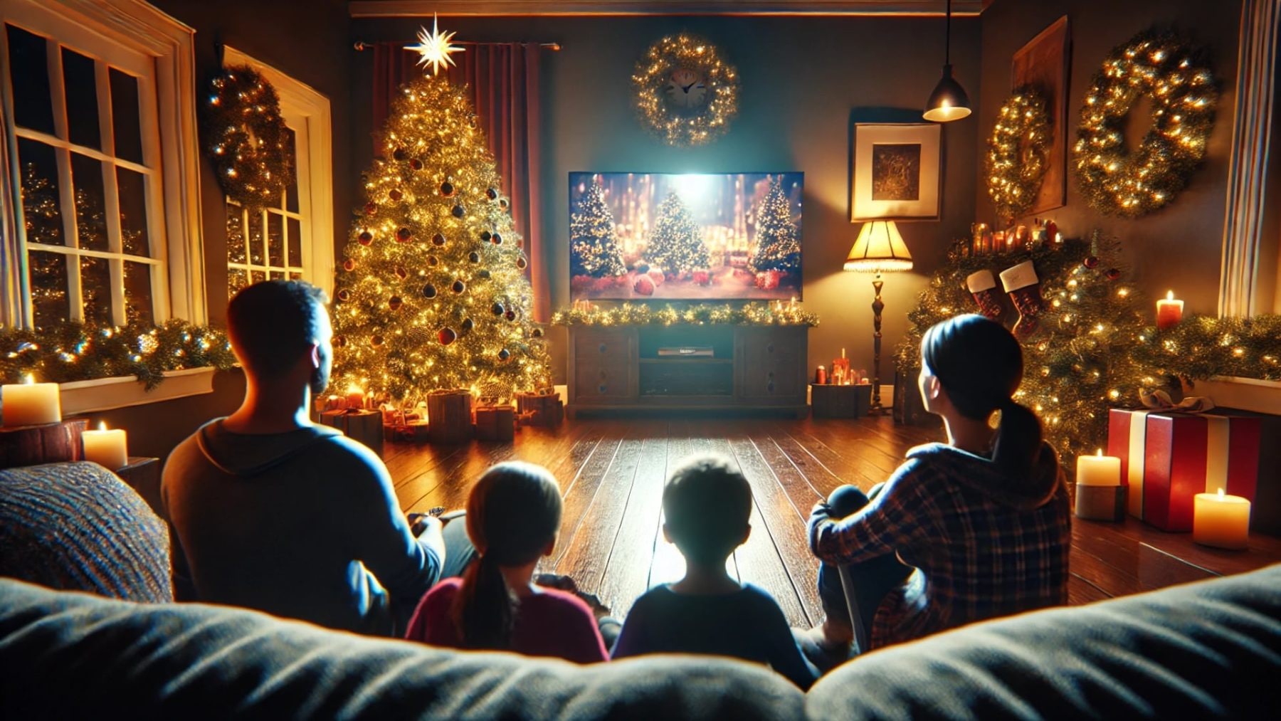 sledovani filmu na vanoce