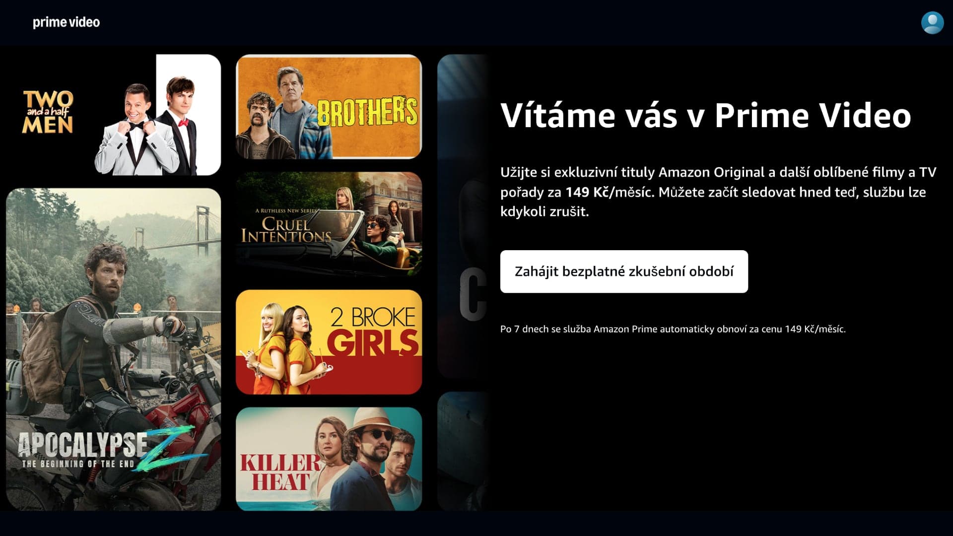 Cena za předplatné Prime Video | foto: Amazon