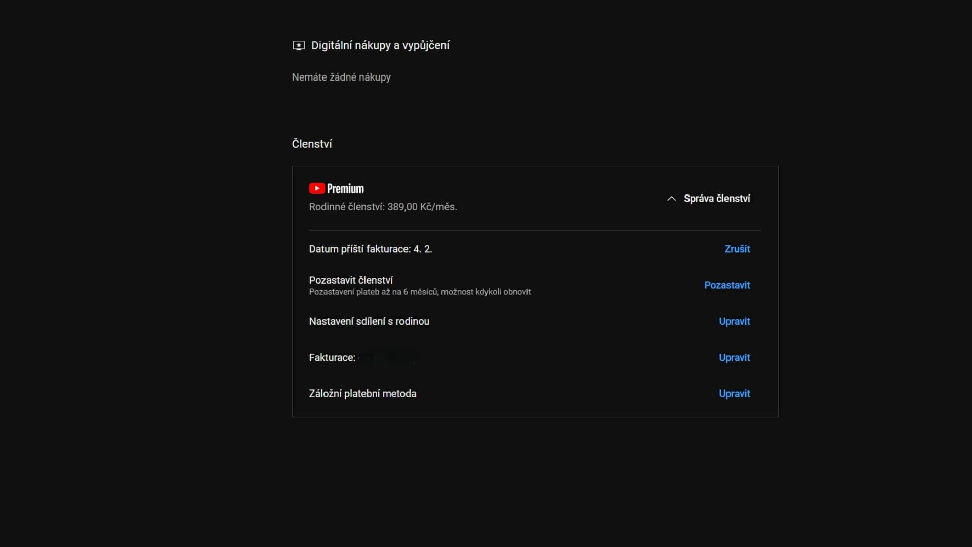 YouTube Premium zrušení | foto: Richard Šimáček