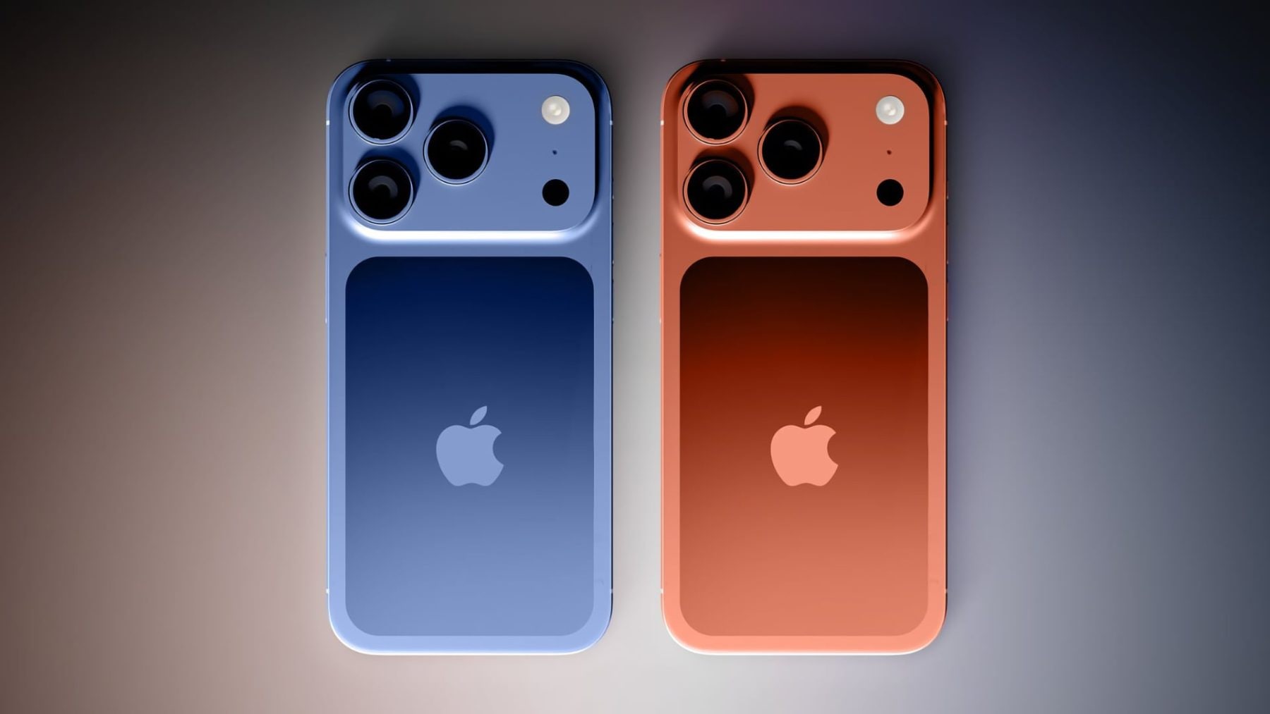 iPhone 17 Pro v modré a oranžové barvě | foto: Macworld